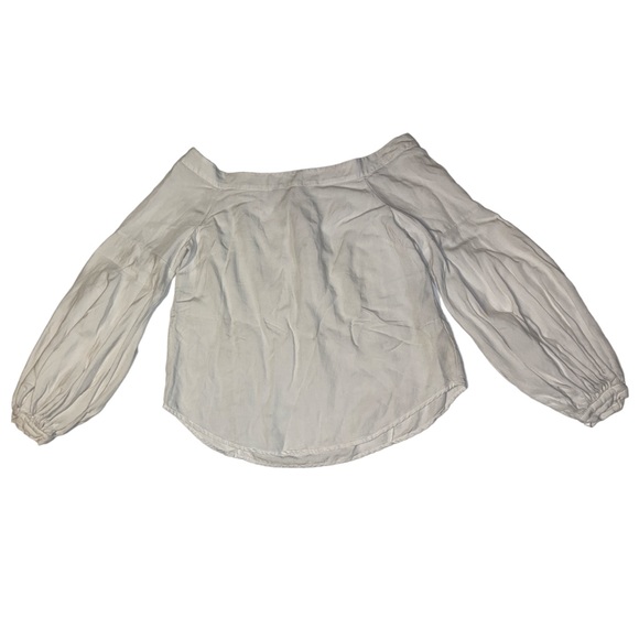 Anthropologie Floreat White Linen Blend Boho Top - Women’s Size 10 - Picture 2 of 10